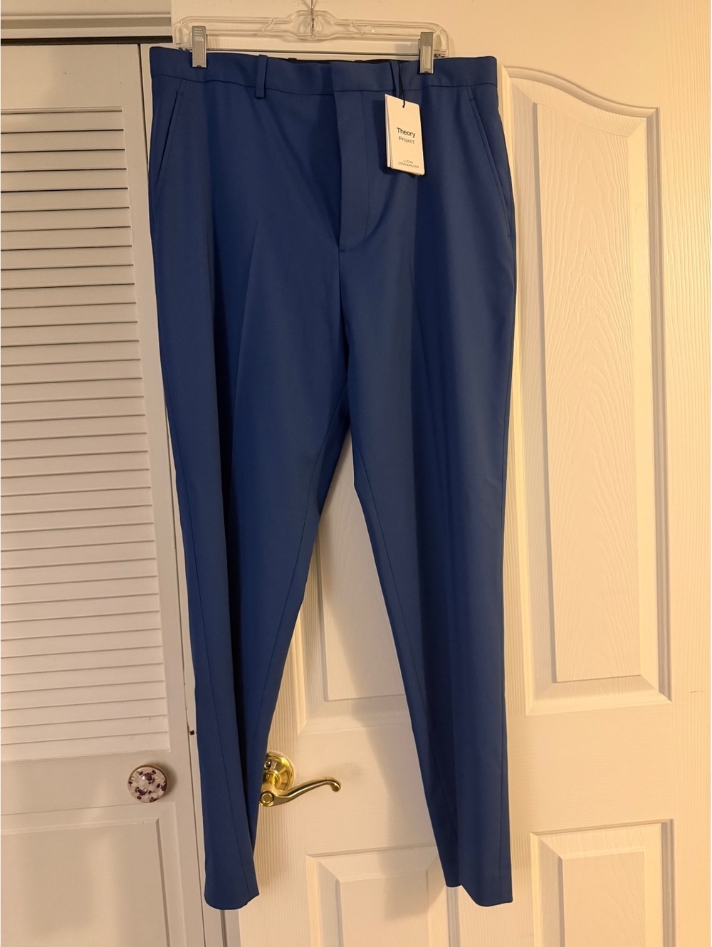 Theory Project Lucas Ossendorfer Bluefin Wool Gabardine Dress Pants Size 33